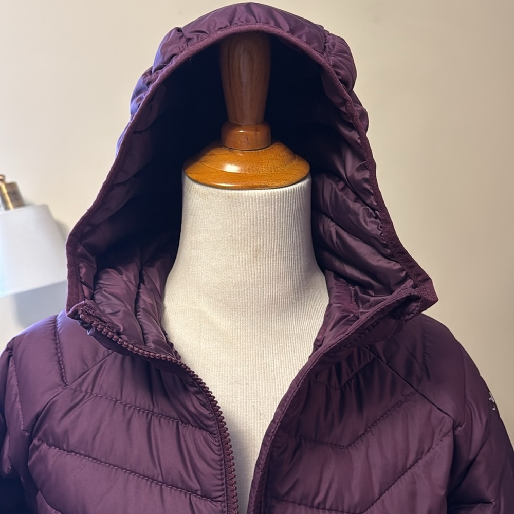 Columbia Women's Deep Purple Hooded Puffer Jacket With Omni-Heat Technology, New — image 4 of 8